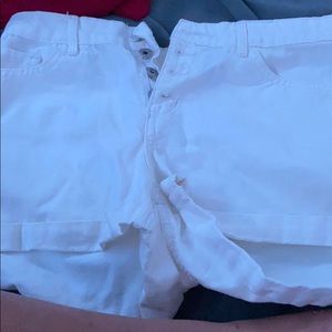 white shorts